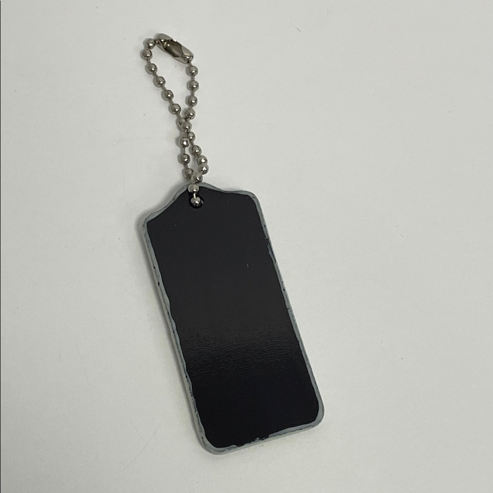 Coach Rare Magnetic Hang Tag Bag Charm | Poppies - Picture 3 of 3